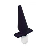 Rio Vibrating Silicone Buttplug - Black
