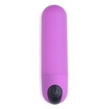 Bang! Vibrating Bullet With Remote Control - Purple