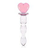 Heart of Glass Anal Tool - Pink