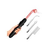 Elektrawand Rechargeable Violet Wand with Attachments - Black