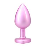Booty Bling Metal Plug - Pink - Large