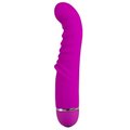 Velvet Touch Silicone Ridged G-Spot Vibrator
