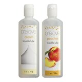 Oralove Dynamic Duo Lickable Lubes - Peaches and Cream