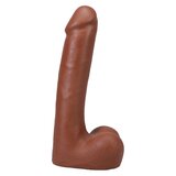 The Realistic Cock - With Removable Vac-U-Lock Suction Cup - ULTRASKYN - 9" (with Balls) - Caramel