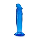 B Yours - Sweet n' Small 6" Dildo with Suction Cup - Blue
