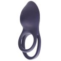 Mr-Wow Silicone Vibrating Double Cock Ring With Clit Stim