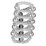 Pearl Stroker Beads Cock Cage