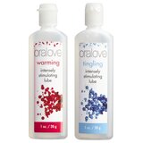 Oralove Dynamic Duo Lickable Lubes - Warming and Tingling