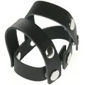 Titan Sling Leather Cock & Ball Separator Strap
