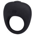 Ignite Black Silicone Vibrating Cock Ring