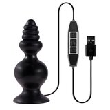 Menzstuff Rechargeable Vibrating Butt Plug with 10 Speed Variations