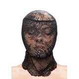 Hustler's Taboo Lace Hood - Black