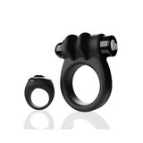 Remote Controlled Switch Vibrating Ring - Black