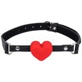 Red Silicone Heart Shaped Gag
