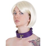 Leather Collar in Purple