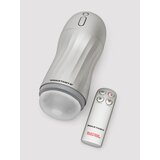 MAXTASY Suction Vibration & Warming Remote Control Male Masturbator - Silver