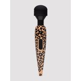 Lovehoney Deluxe Rechargeable Mini Leopard Massage Wand Vibrator - Brown