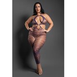 Set Me Free Footless Open Crotch Bodystocking - Queen Size