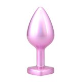 Booty Bling Metal Plug - Pink - Medium