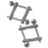 Metal Nipple Clamps with One Ended Ball Tip