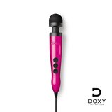 Doxy Die Cast 3: Hot Pink | Compact Metal Wand Vibrator with Silicone Tip