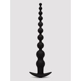 Power Beads X-10 Vibrating Rechargeable Anal Beads - Black
