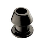 Stretch Plughole Butt Plug- Black - No.3