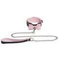 Good Girl Black & Pink Contrast Bow Collar & Leash