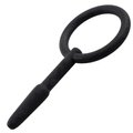 AuraFlex Silicone Penis Plug with Through-Hole - 6cm
