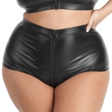 Lovehoney Plus Size Fierce Wet Look High-Waisted Knickers