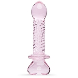 Lovehoney Heart Twist Textured Sensual Glass Anal Prober 5 Inch
