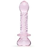 Lovehoney Heart Twist Textured Sensual Glass Anal Prober 5 Inch