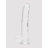 King Cock Realistic Large Suction Cup Dildo 10 Inch Clear - Clear
