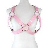 Wide Bra Harness in Baby Pink