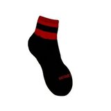 Barcode Socks Petty  - Black Red - S/M