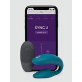 We-Vibe Sync 2 Remote Control and App Rechargeable Couple's Vibrator - Green