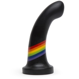 BS G-Spot Rainbow Curved Silicone Dildo 6.5 Inch