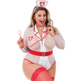 Lovehoney Fantasy Plus Size Nightshift Nurse Costume