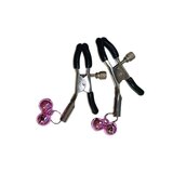 Bejeweled Nipple Clamps Pink