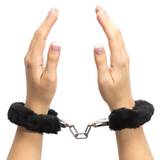 Lovehoney Black Furry Handcuffs