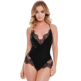 Dreamgirl Black Velvet and Lace Body