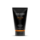 Wicked Jelle Water Based Anal Lubricant - Heat - 4 oz.