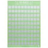 100 Places Scratch Off Bucket List Poster