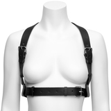 DOMINIX Deluxe Leather Racerback Harness