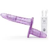 Vibrating Double-Ended Strap-On Dildo Vibrator