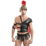 Fantasy Play Black Wet Look Gladiator Maximus Costume