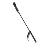 Short Riding Crop slim tip Black 20"