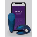 We-Vibe Chorus App and Remote Controlled Rechargeable Couple's Vibrator - Blue