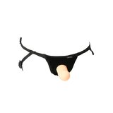 Everlaster Wishbone Harness with Dildo - Vanilla