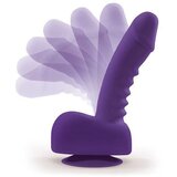 UPRIZE Remote Control Vibrating Dildo: 6 Inch Auto-Erecting Silicone Stimulation in Purple